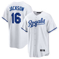 KC.Royals #16 Bo Jackson Player White Home Game Ddoa Stitched Jerseys