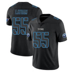 T.Titans #55 JC Latham Player Black Impact Limited Home Game Ddoa Stitched Jerseys