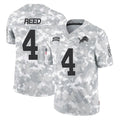 D.Lions #4 D.J. Reed Player Arctic Camo Salute To Service Limited Ddoa Stitched Jerseys