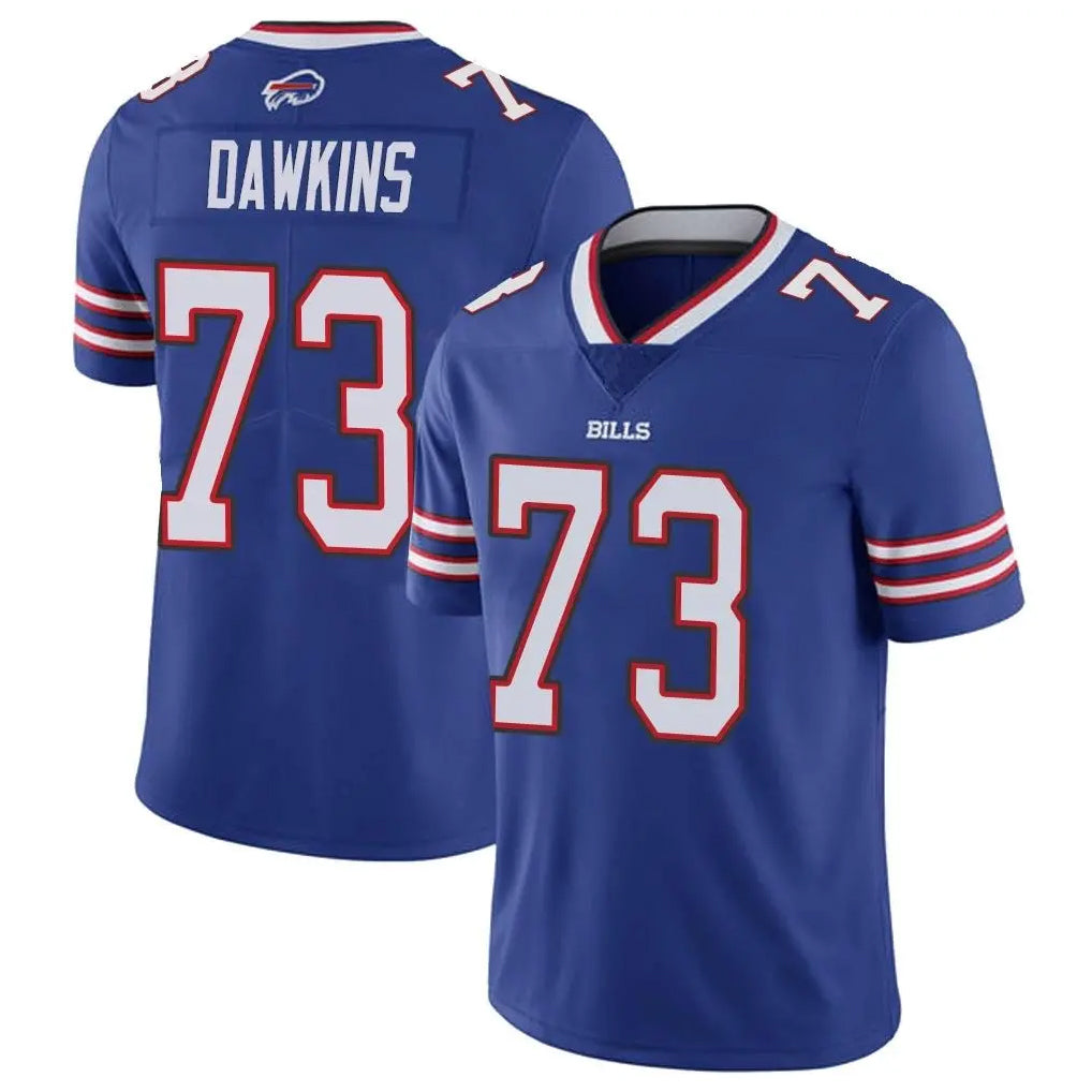 B.Bills #73 Dion Dawkins Player Royal Vapor Untouchable Limited Ddoa Stitched Jerseys