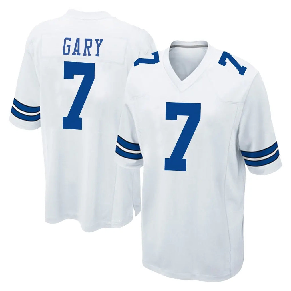 D.Cowboys #7 Rashan Gary Player White Home Game Ddoa Stitched Jerseys