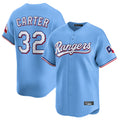 T.Rangers #32 Evan Carter Player Light Blue Home Limited Ddoa Stitched Jerseys
