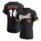 SF.Giants #16 Rafael Devers Player Black 2025 City Connect Home Limited Elite Ddoa Stitched Jerseys
