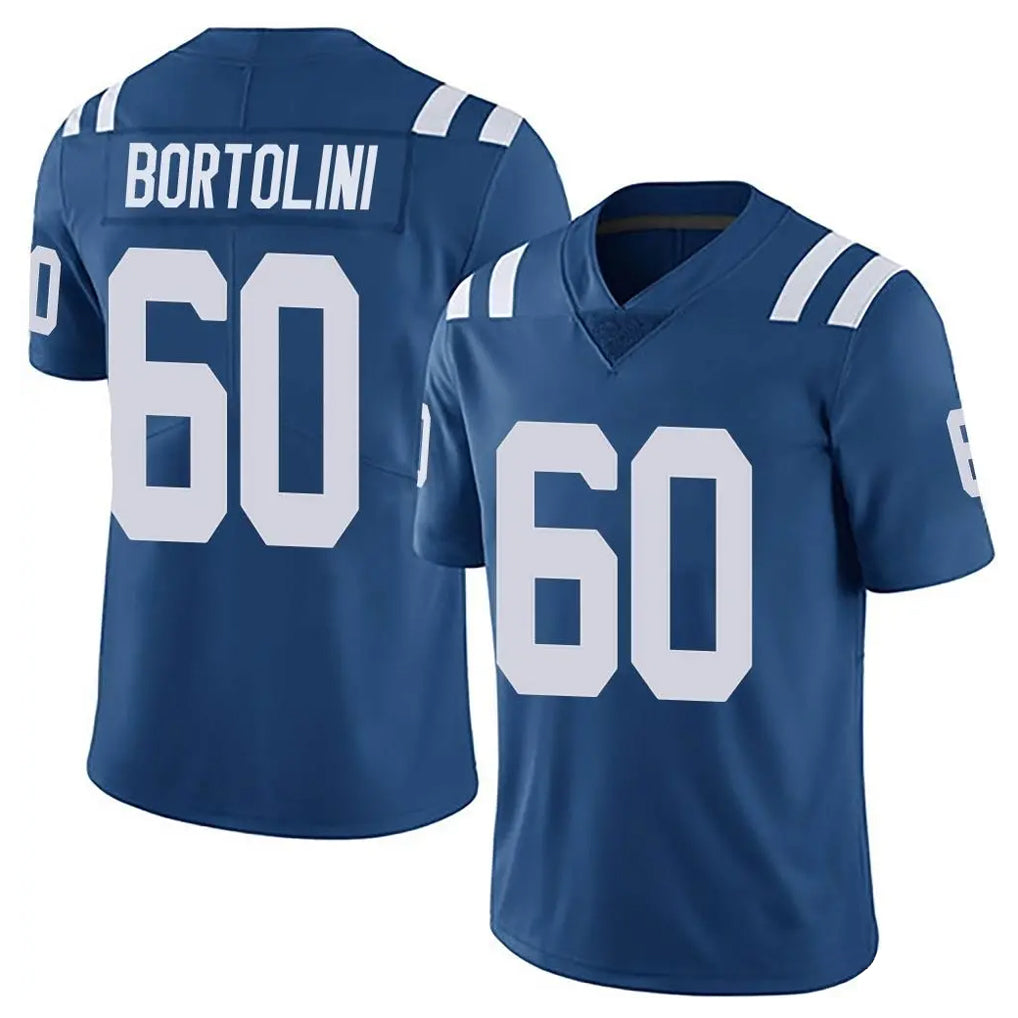 IN.Colts #60 Tanor Bortolini Player Royal Limited Vapor Untouchable Home Game Ddoa Stitched Jerseys
