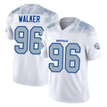 B.Bills #96 Deone Walker Player White Rivalries Collection Limited Game Ddoa Stitched Jerseys
