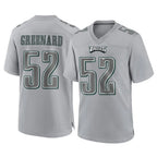 P.Eagles #52 Jonathan Greenard Player Gray Atmosphere Fashion Home Game Ddoa Stitched Jerseys