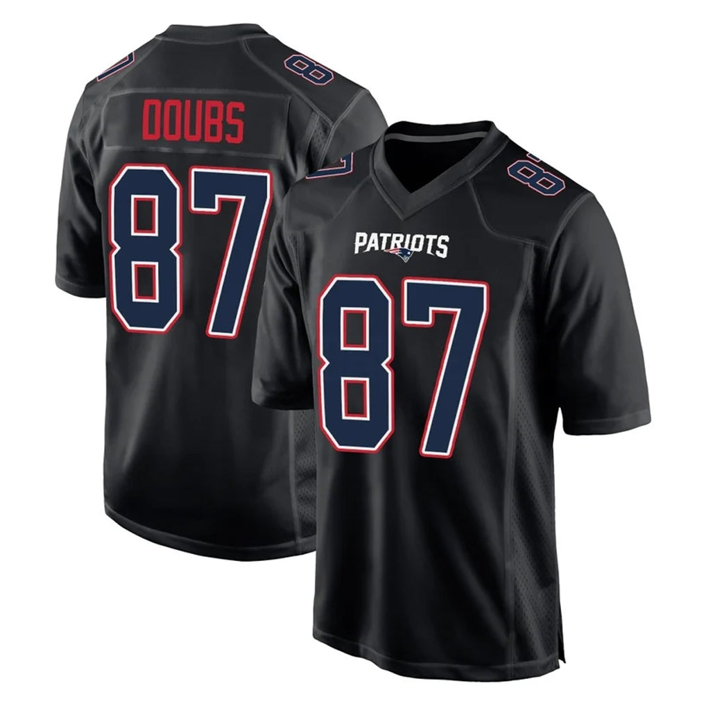 NE.Patriots #87 Romeo Doubs Player Carbon Fashion Limited Home Game Ddoa Stitched Jerseys