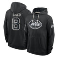 NY.Jets #8 Andre Cisco Player 2026 Black Logo Pullover Hoodies Limited Game Ddoa Stitched Jerseys