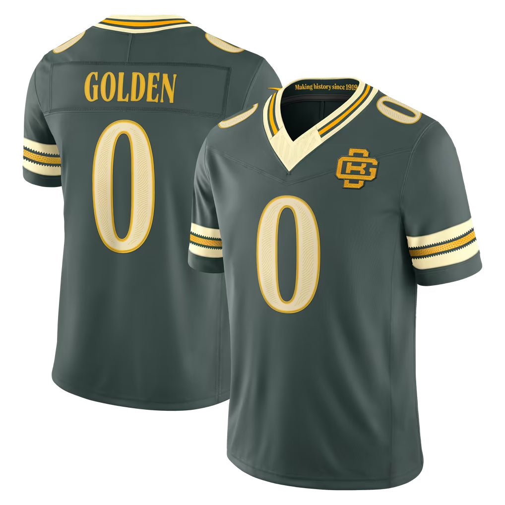 GB.Packers #0 Matthew Golden Player Green Limited 2026 Rivalries Collection Home Game Ddoa Stitched Jerseys