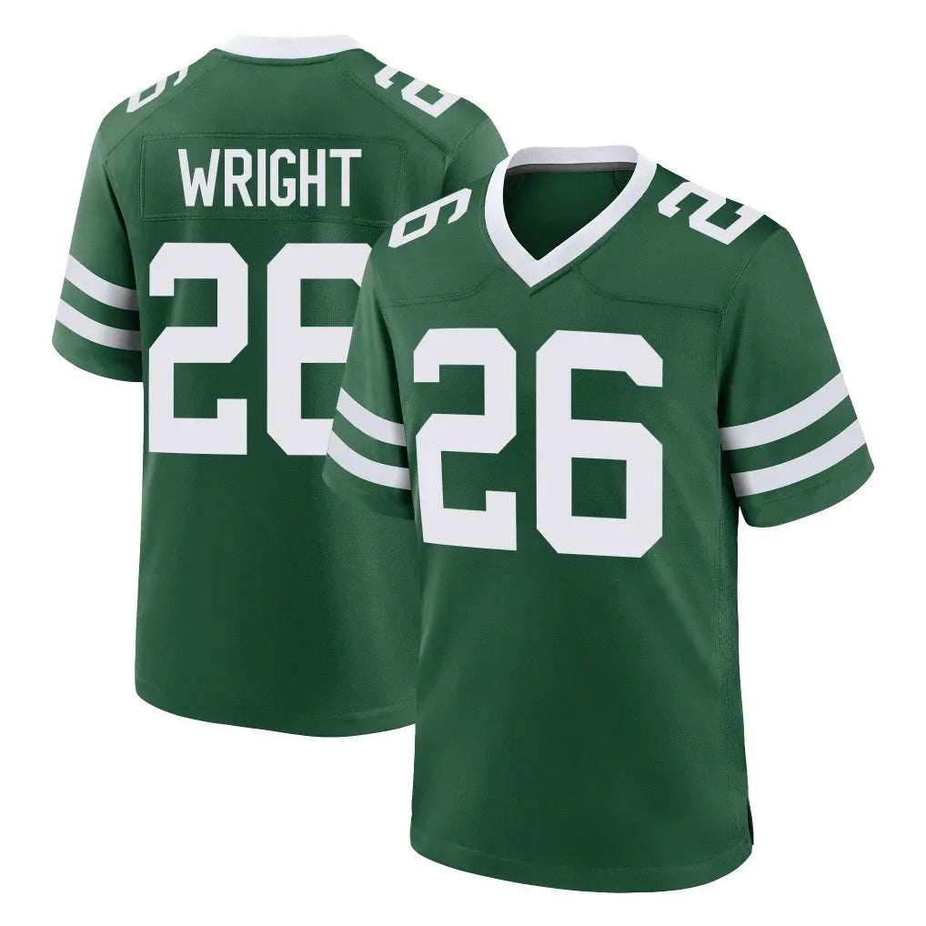 NY.Jets #26 Nahshon Wright Player Green Legacy Home Game Ddoa Stitched Jerseys