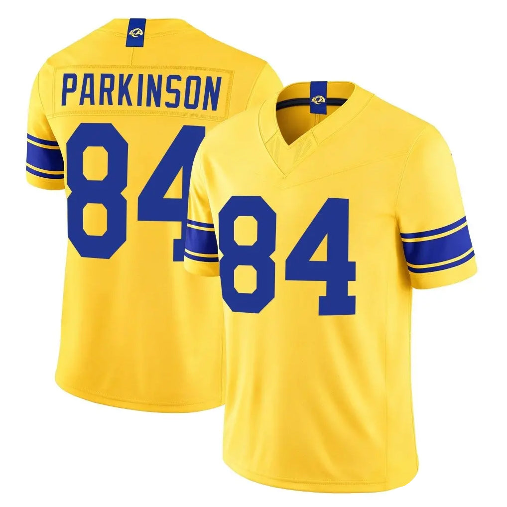 LA.Rams #84 Colby Parkinson Player Gold Limited Classic Sol Vapor F.U.S.E.Home Game Ddoa Stitched Jerseys