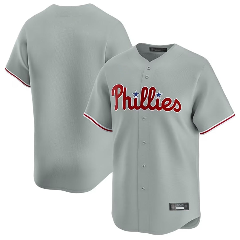 P.Phillies ## Phillies Blank Player Gray Home Limited Ddoa Stitched Jerseys