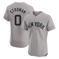 NY.Yankees #0 Marcus Stroman Player Gray Limited Elite Home Ddoa Stitched Jerseys