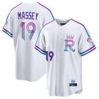 KC.Royals #19 Michael Massey Player White 2026 City Connect Limited Home Ddoa Stitched Jerseys