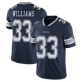 D.Cowboys #33 Javonte Williams Player Navy Vapor Untouchable Limited Home Game Ddoa Stitched Jerseys