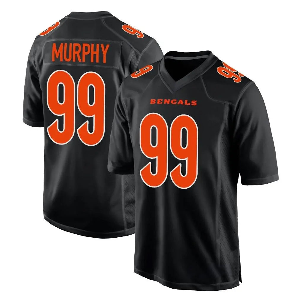 C.Bengals #99 Myles Murphy Player Black Fashion Game Ddoa Stitched Jerseys