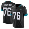J.Jaguars #76 Ezra Cleveland Player Black Vapor Untouchable Limited Home Game Ddoa Stitched Jerseys