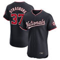 W.Nationals #37 Stephen Strasburg Player Navy Elite Ddoa Stitched Jerseys