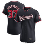 W.Nationals #37 Stephen Strasburg Player Navy Elite Ddoa Stitched Jerseys