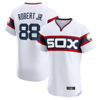 C.White Sox #88 Luis Robert Jr Player White T-shirt Limited Elite Home Ddoa Stitched Jerseys