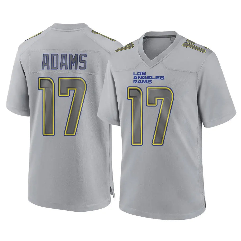 LA.Rams #17 Davante Adams Player Gray Atmosphere Fashion Home Game Ddoa Stitched Jerseys