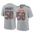 C.Bears #58 Darnell Wright Player Gray Atmosphere Fashion Game Ddoa Stitched Jerseys