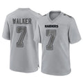 LV.Raiders #7 Quay Walker Player Gray Atmosphere Fashion Limited Game Ddoa Stitched Jerseys