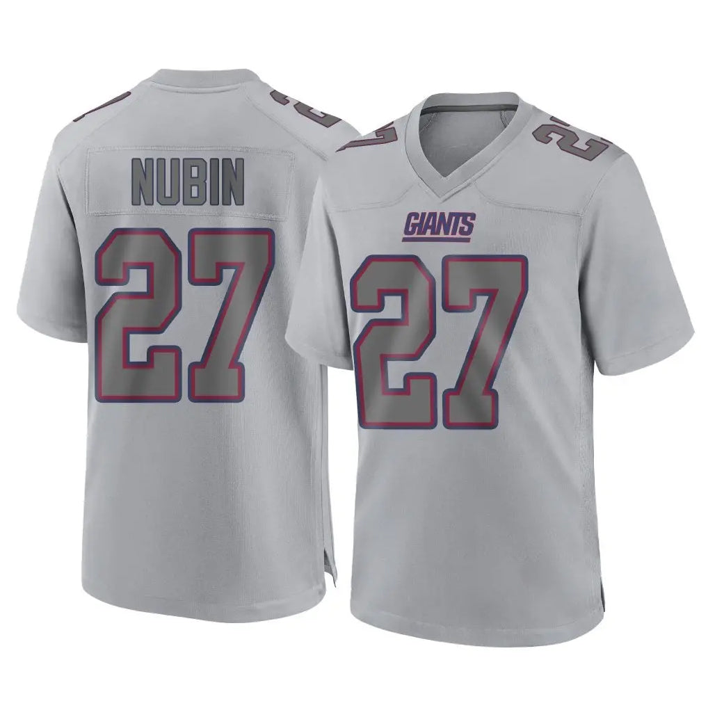 NY.Giants #27 Tyler Nubin Player Gray Atmosphere Fashion Limited Game Ddoa Stitched Jerseys