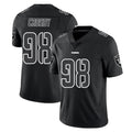 LV.Raiders #98 Maxx Crosby Player Black Limited Black Impact Home Game Ddoa Stitched Jerseys