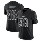 LV.Raiders #98 Maxx Crosby Player Black Limited Black Impact Home Game Ddoa Stitched Jerseys