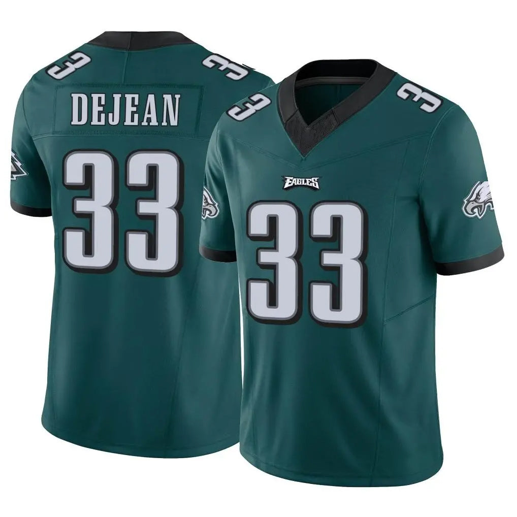 P.Eagles #33 Cooper DeJean Player Team Color Green Limited Vapor F.U.S.E. Home Game Ddoa Stitched Jerseys