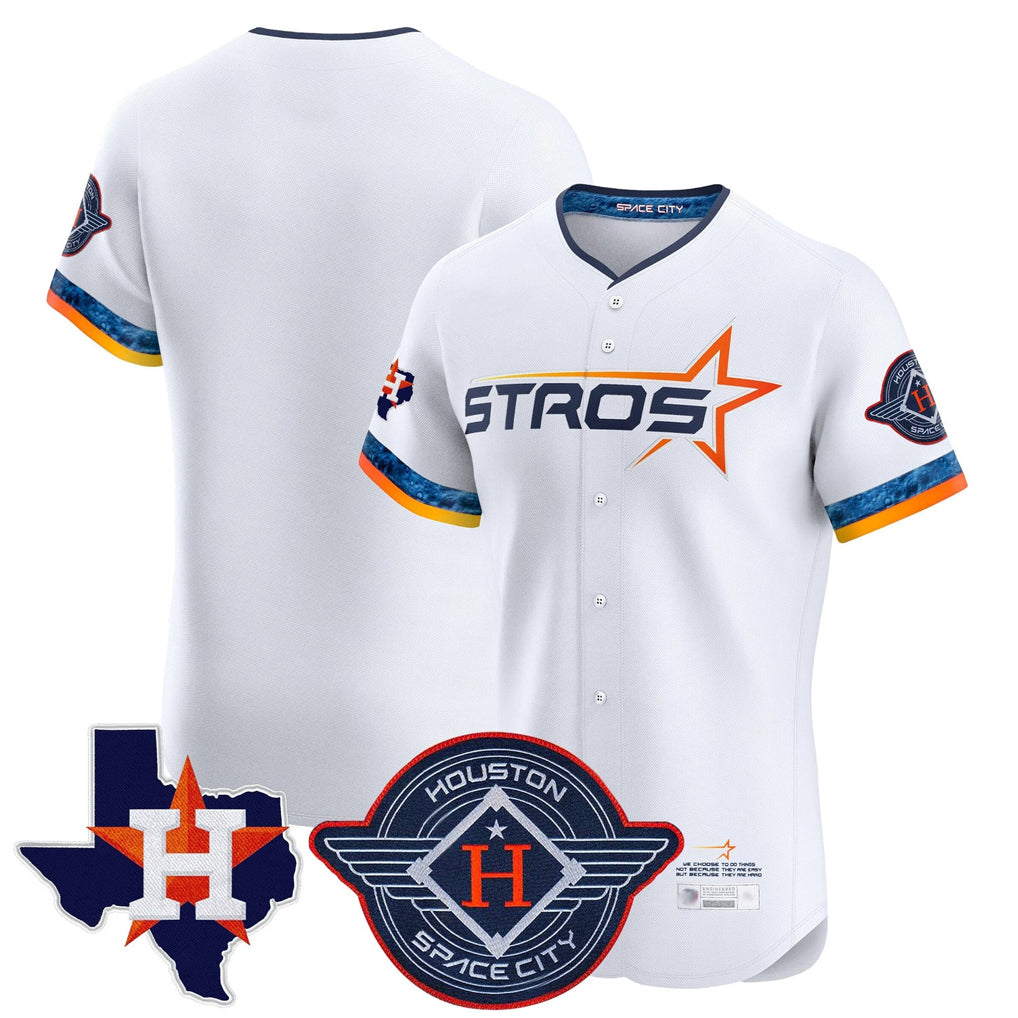 H.Astros ## Astros Blank Player White City Connect Texas Patch Vapor Premier Limited Elite Home Ddoa Stitched Jerseys