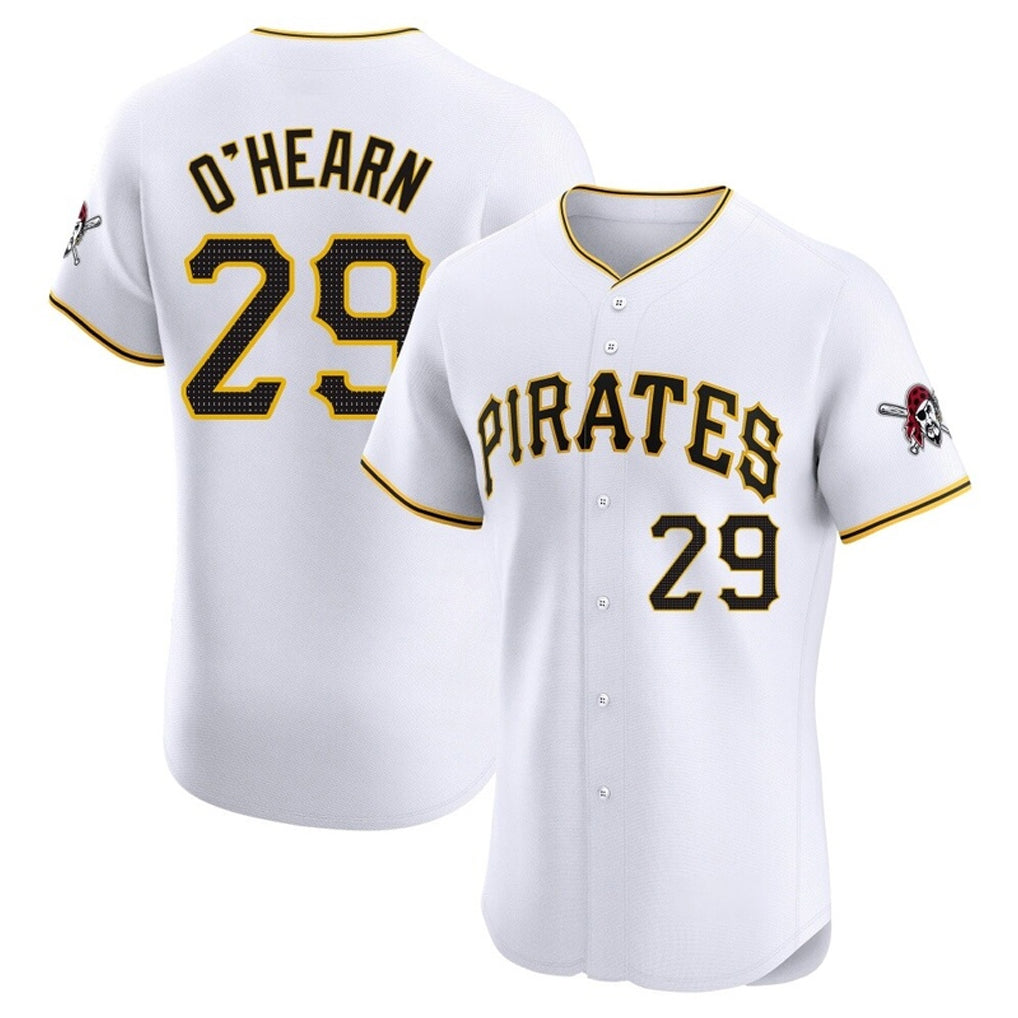 P.Pirates #29 Ryan O'Hearn Player White Home Limited Elite Ddoa Stitched Jerseys