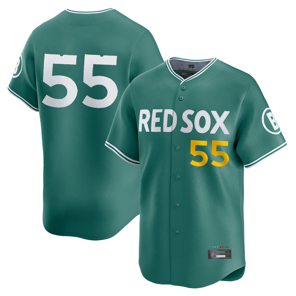 B.Red Sox #55 Ranger Su¨¢rez Player Green City Connect Limited Home Game Ddoa Stitched Jerseys