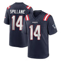 NE.Patriots #14 Robert Spillane Player Navy Home Game Ddoa Stitched Jerseys