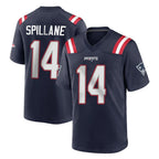 NE.Patriots #14 Robert Spillane Player Navy Home Game Ddoa Stitched Jerseys