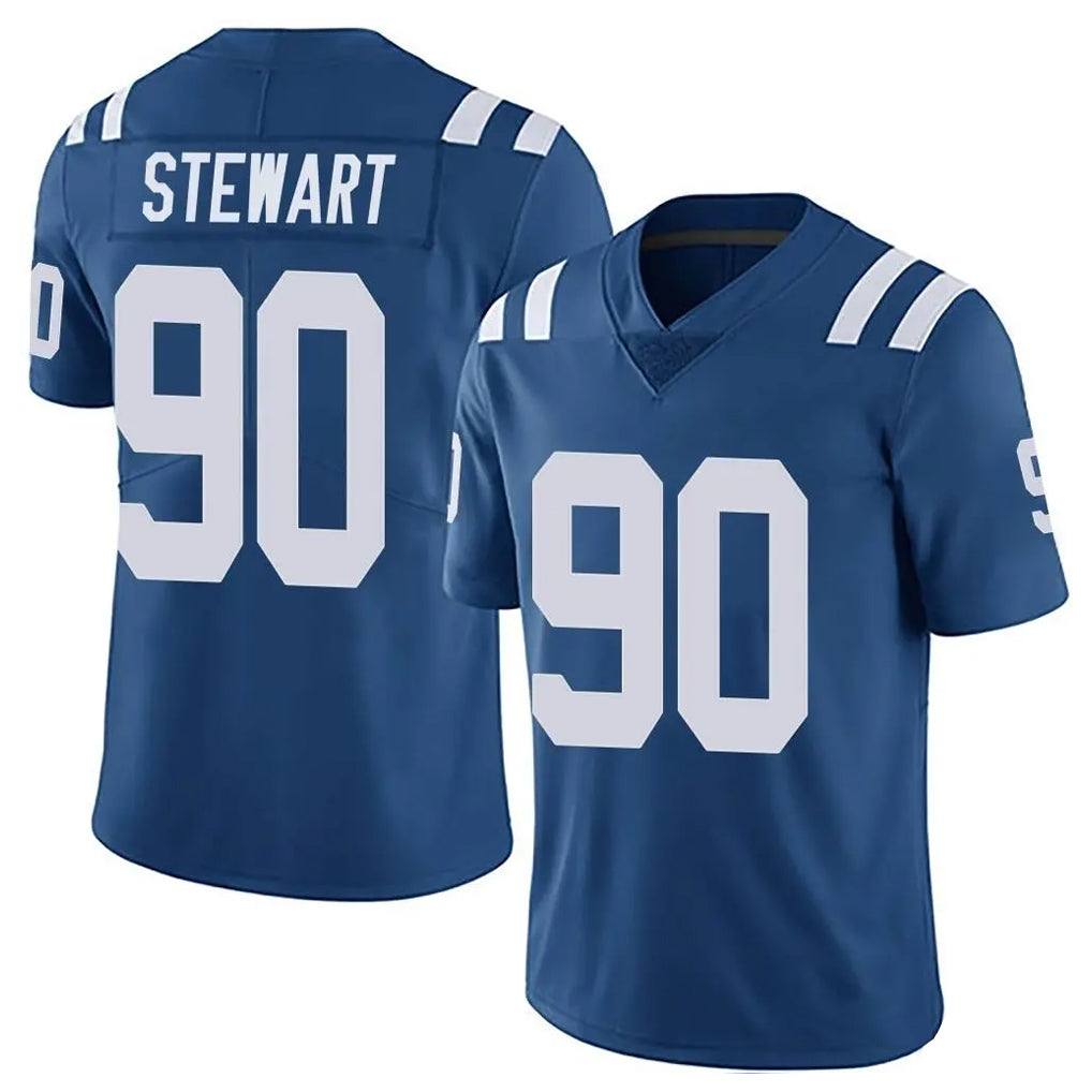 IN.Colts #90 Grover Stewart Player Royal Limited Vapor Untouchable Home Game Ddoa Stitched Jerseys