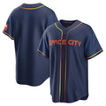 H.Astros ## Astros Blank Player Navy City Connect Home Game Ddoa Stitched Jerseys