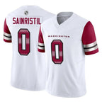 W.Commanders #0 Mike Sainristil Player White Vapor F.U.S.E. Limited Home Game Ddoa Stitched Jerseys