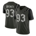 NY.Jets #93 David Onyemata Player Green Limited 2025 Rivalries Collection Home Game Ddoa Stitched Jerseys