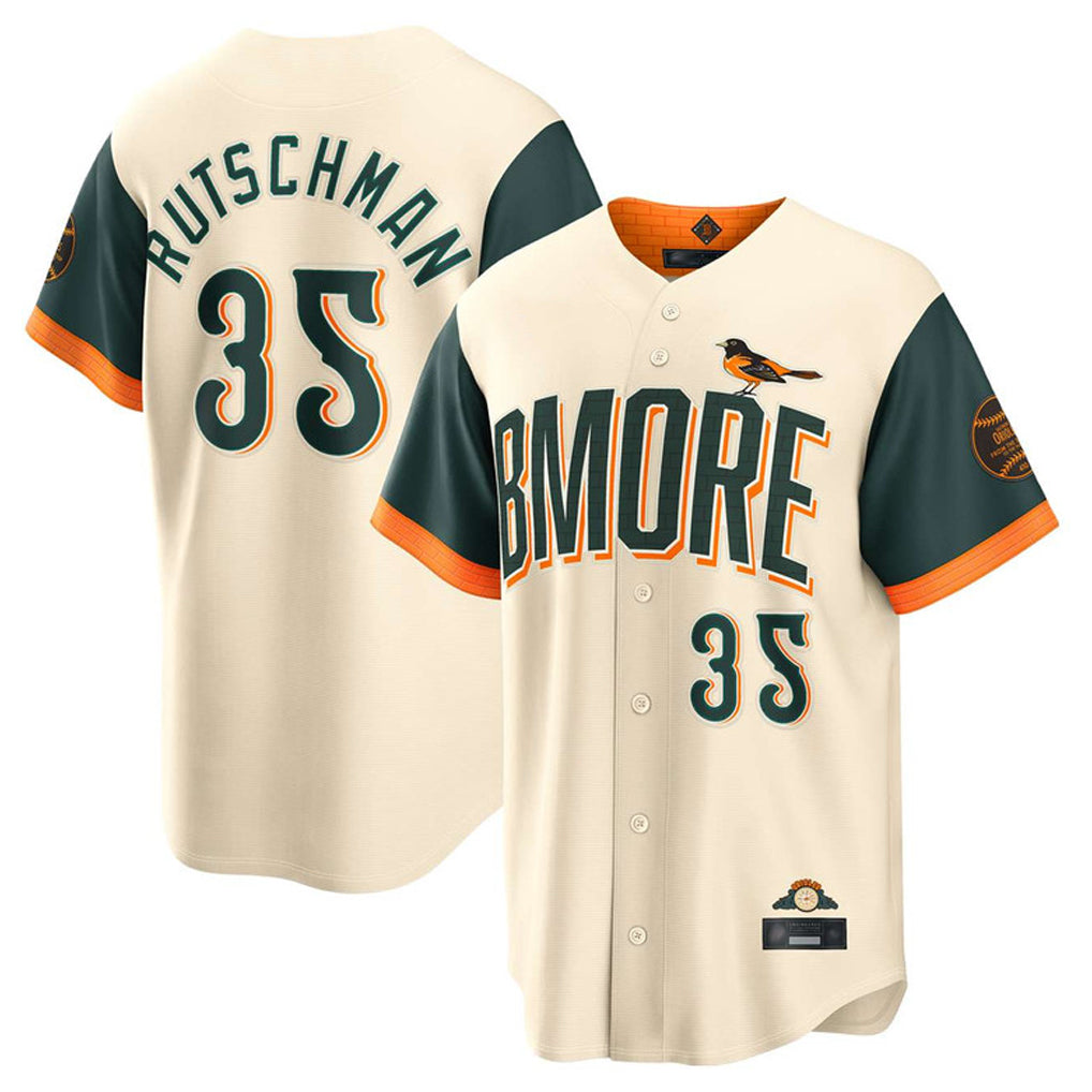 B.Orioles #35 Adley Rutschman Player Cream 2026 City Connect Home Game Ddoa Stitched Jerseys