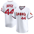 LA.Angels #44 Ben Joyce Player White T-shirt Home Limited Ddoa Stitched Jerseys