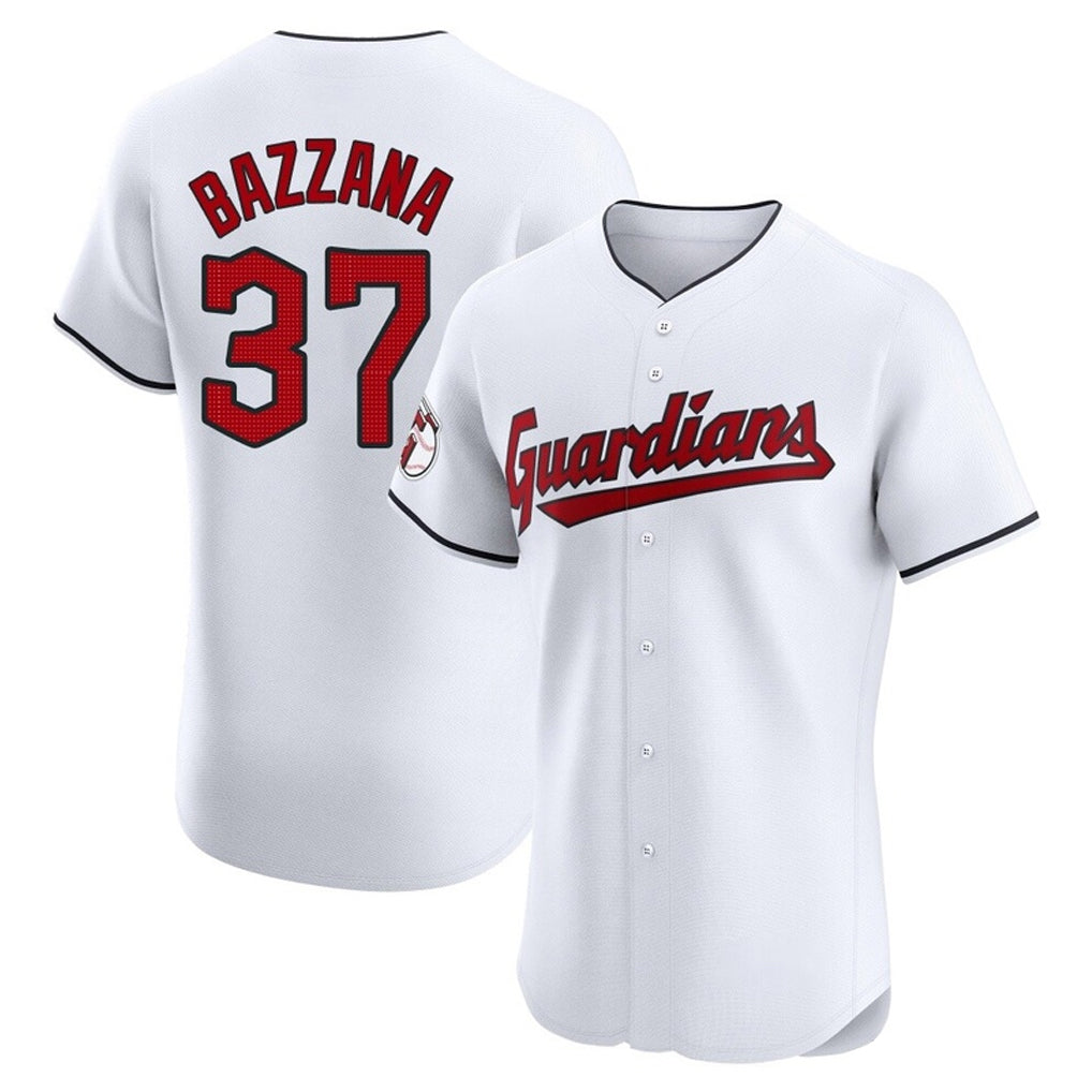 C.Guardians #37 Travis Bazzana Player White Limited Elite Home Ddoa Stitched Jerseys