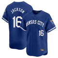 KC.Royals #16 Bo Jackson Player Royal Limited Home Ddoa Stitched Jerseys