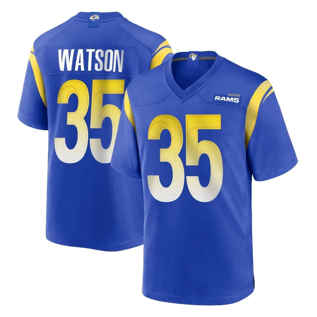 LA.Rams #35 Jaylen Watson Player Royal Home Game Ddoa Stitched Jerseys