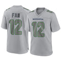S.Seahawks #12 12th Fan Player Gray Atmosphere Fashion Home Game Ddoa Stitched Jerseys