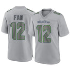 S.Seahawks #12 12th Fan Player Gray Atmosphere Fashion Home Game Ddoa Stitched Jerseys