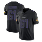 MN.Vikings #61 Jalen Redmond Player Black Impact LImited Home Game Ddoa Stitched Jerseys