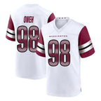 W.Commanders #98 Odafe Oweh Player White Game Home Ddoa Stitched Jerseys