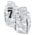 TB.Buccaneers #7 Bucky Irving Player Arctic Camo Limited Salute to Service Pullover Hoodies Game Ddoa Stitched Jerseys